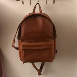 Madewell genuine leather backpack - Brand New